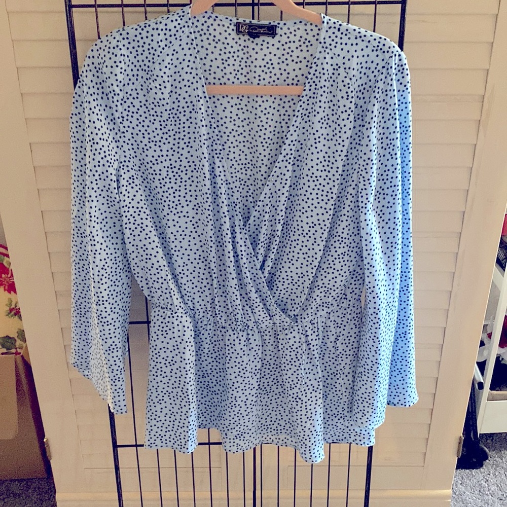 Diane Gilman peplum top